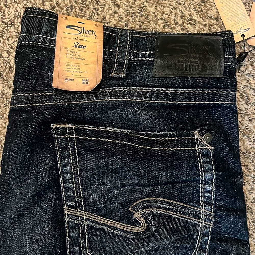 Men’s Silver Jeans NWT